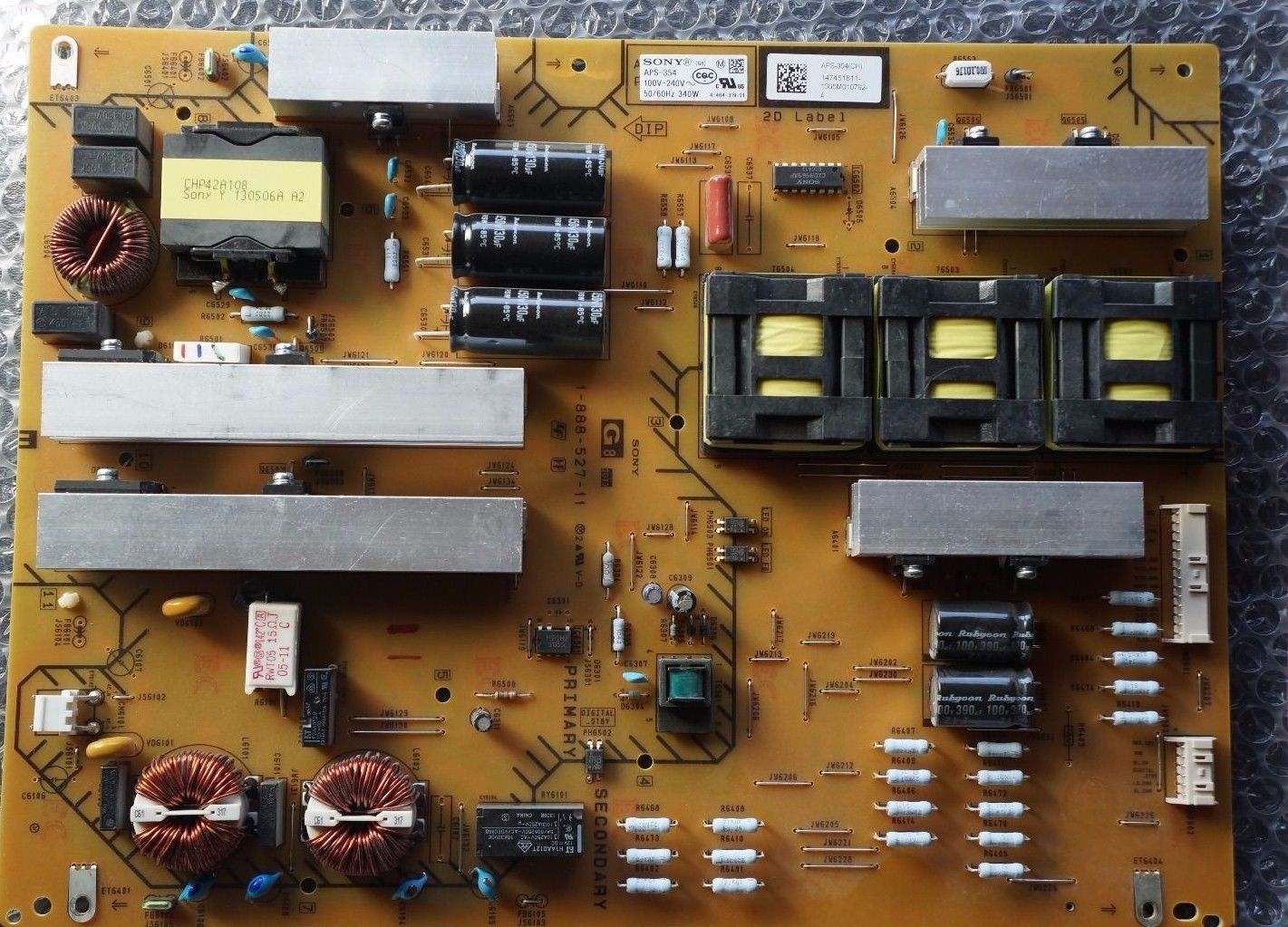 SONY Netzteilplatine G8 147451811 1-888-527-11 APS-354 XBR-65